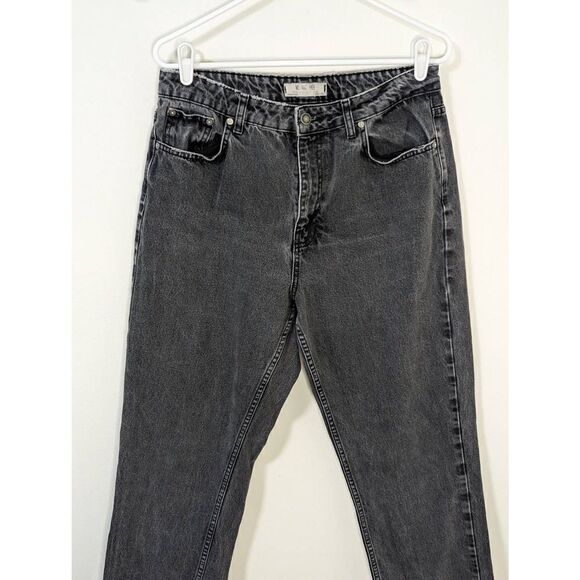 Free People We The Free Black Tapered Straight Leg Jeans - Size 31 - Picture 2 of 8